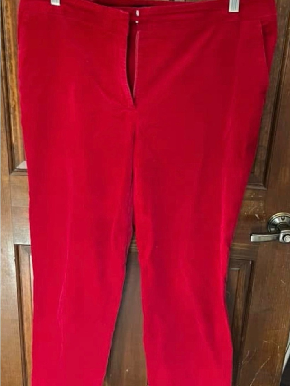 Talbots Women’s Red Velvet Pants size 14